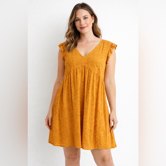 Knox Rose Dresses & Skirts - Knox Rose Mustard Midi Dress